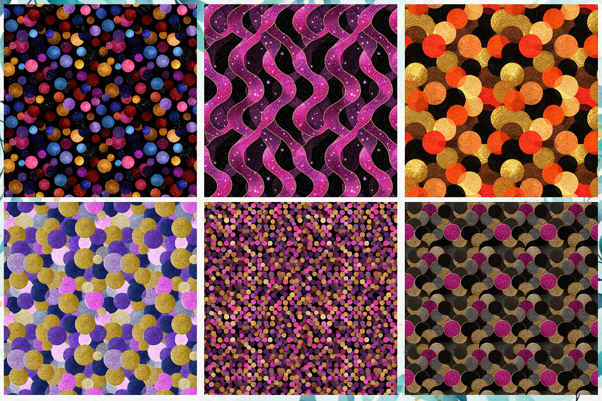 Disco Glitter Digital Paper, a Pattern Graphic by designcity5 (Photo 3 of 5)