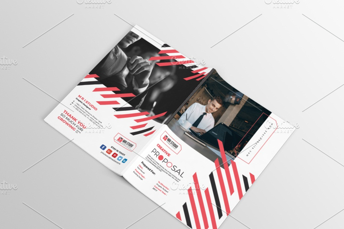 Creative Proposal Template, a Brochure Template by MRI STUDIO (Photo 4 of 14)