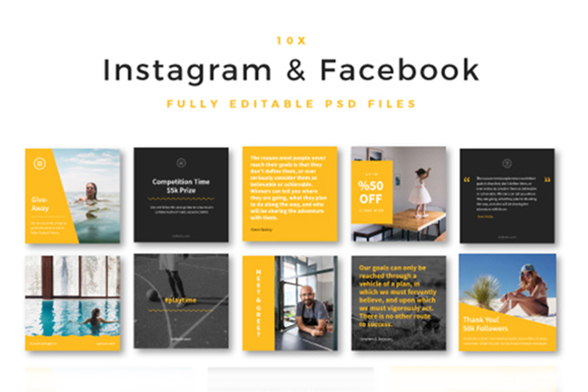 Fundamentals Social Media Kit, a Social Media Template by TheSwissDesignCo (Photo 2 of 3)