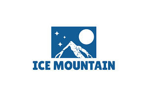Ice peak logo illustration, a Branding & Logo Template by Dyn Studio