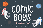 Comic Boys - Kids Bubble Font, a Handwritten Font by StringLabs (Thumbnail 1 of 10)