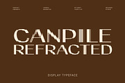 Canpile Refracted, a Sans Serif Font by Craft Supply Co. (Thumbnail 1 of 8)