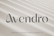 Avendro Premium Elegant Slab, a Serif Font by OWPictures (Thumbnail 1 of 10)