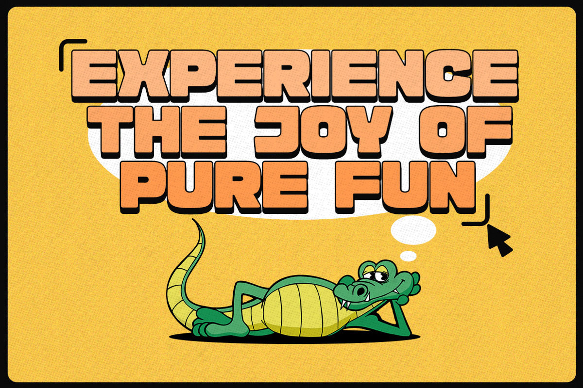 Joyful Chase - Playful Display Font, a Sans Serif Font by Littlehand (Photo 2 of 8)