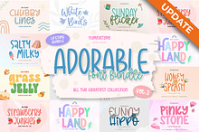 Adorable Font Bundle Vol 3