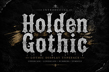 Holden Gothic – Blackletter Typeface