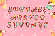 Coral Cascade - Display Font, a Font by PutraCetol Studio (Thumbnail 3 of 11)