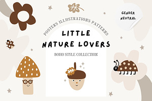 Nature Lovers. Boho Collection