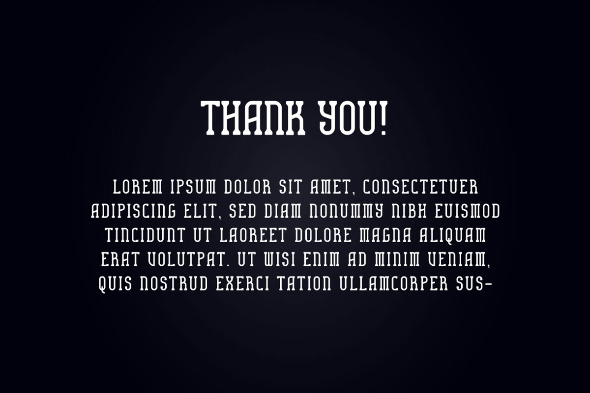 Roman - Decorative Display Font, a Sans Serif Font by Mightyfire (Photo 3 of 3)