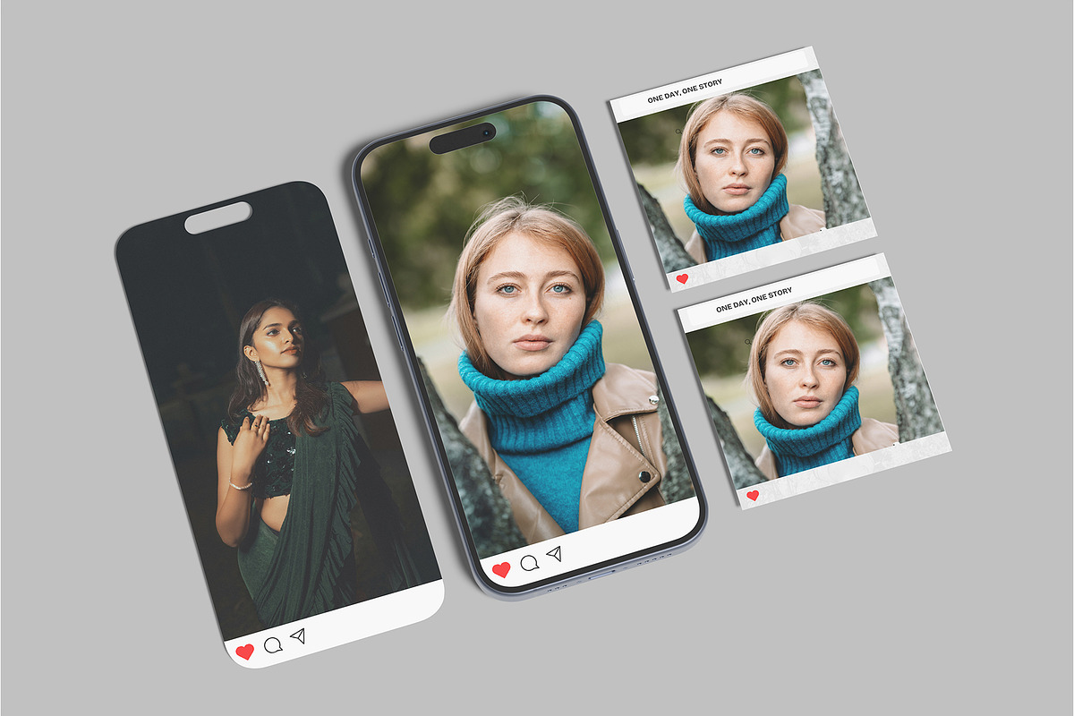 Social Media Post Mockup, an iPhone Mockup by lamorastudio (Photo 3 of 11)