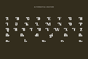 Mutgia - Retro Ligatures Font, a Serif Font by QR Design Studio (Thumbnail 7 of 8)