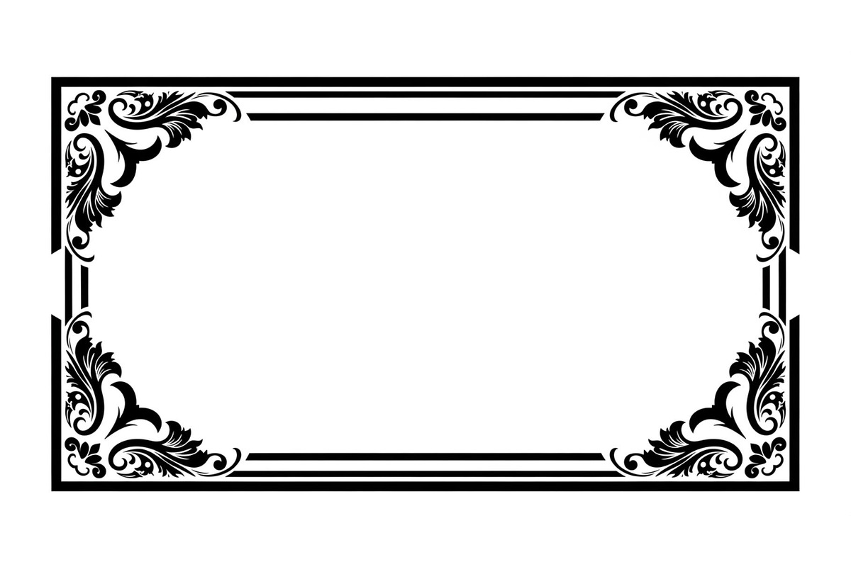 Classic Border Frame SVG Bundle, an Illustration by yasushie (Photo 23 of 28)