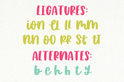Chubby Cheeks, Sans Serif Font, a Sans Serif Font by Jordyn Alison Designs (Thumbnail 4 of 12)