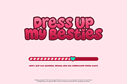 PINLOCK – Lovely Fun Bold Font, a Symbol Font by TypeTasty Font (Thumbnail 5 of 11)