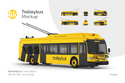 Trolleybus Mockup Set, a Product Mockup by Country4k (Thumbnail 1 of 4)