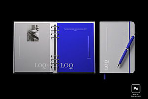 LOQ branding mockup