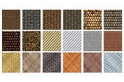 47 Seamless Wickerwork Pattern Set, a Palette Add-On by Kseniya-Omega (Thumbnail 2 of 7)