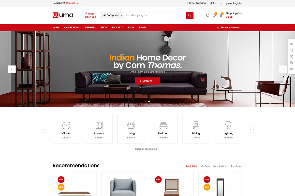 All-in-one WooCommerce WP Theme, a WordPress Template by UInstrument (Photo 4 of 8)