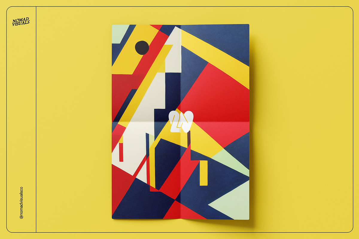Bauhaus Paintings, a Decorative Illustration by Nomad Visuals (Photo 10 of 21)