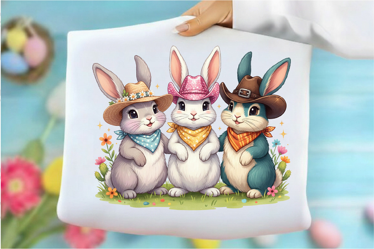 Cute Rabbit Png Cute Easter Bunny, an Illustration by Designking (Photo 1 of 6)