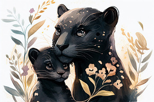 Mother's Day Cute Panthers