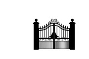 Ornate Iron Gate SVG Bundle, an Illustration by Designs_River (Thumbnail 11 of 31)