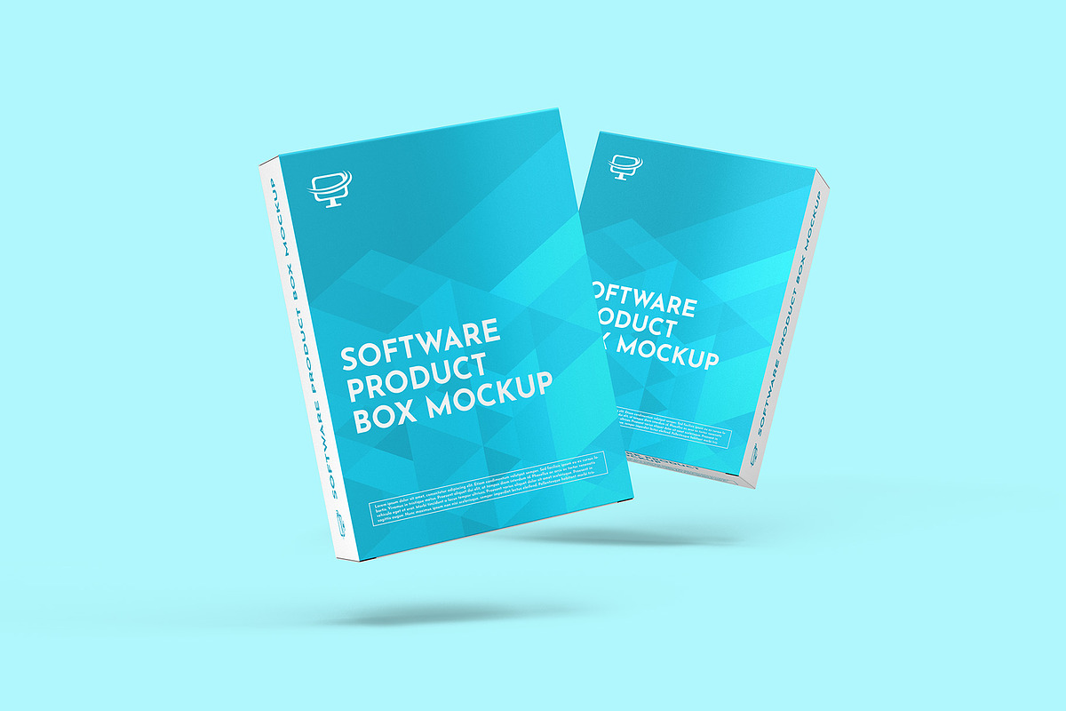 Software Product Box Mockup, a Packaging Mockup by Illusiongraphic (Photo 8 of 25)