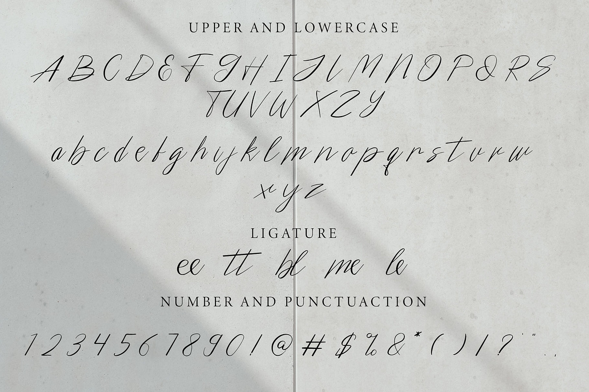 Henrietta - Signature Font preview 8