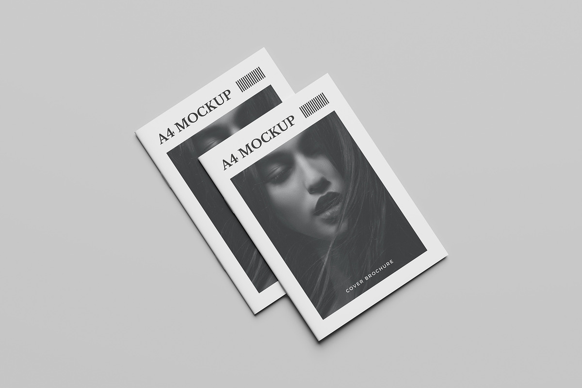 A4 Brochure Mockup, a Books & Magazine Mockup by Difa Design (Photo 3 of 5)