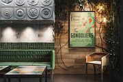 Interior Poster MockUp Set, a Print Template by As Good As Possible (Thumbnail 6 of 7)