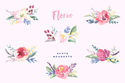Florie Watercolor Design Kit, an Illustration by KitsPix (Thumbnail 2 of 11)