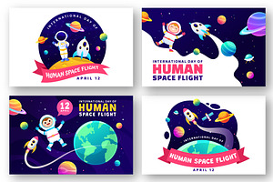 12 Human Space Flight Day