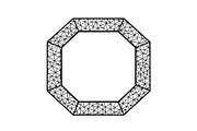 Polygon Frame & Label Bundle, an Illustration by Creativeshirt (Thumbnail 20 of 51)
