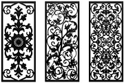 Floral Ornament Silhouette Panels, an Illustration by Designer_Momina (Thumbnail 17 of 20)