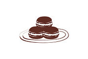 Hand painted bakery line set with, a Food Illustration by okskukuruza (Thumbnail 1 of 3)
