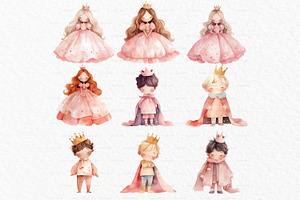 Pink Baby Princess Clipart