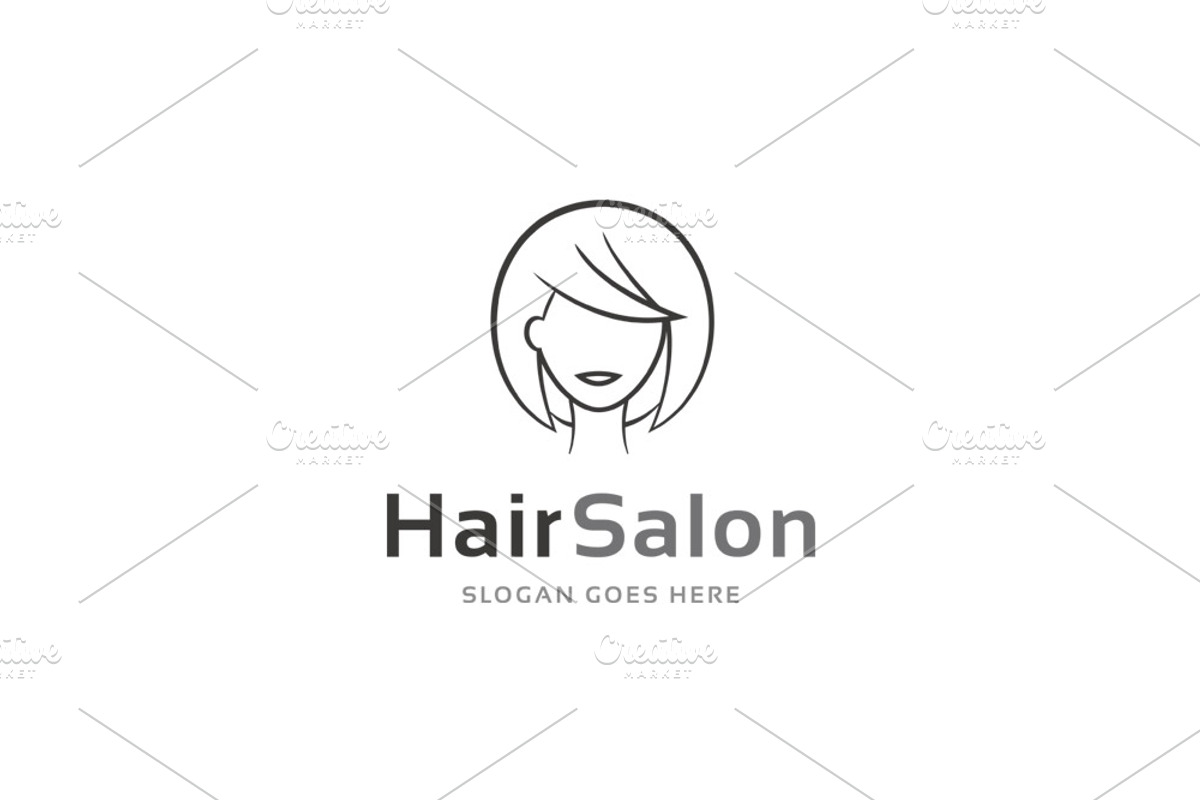 Hair Salon Logo, a Branding & Logo Template by WellMadePixel (Photo 3 of 5)