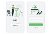 Finder - Place Finder Mobile App, an UI Kit Template by themelove (Thumbnail 2 of 9)