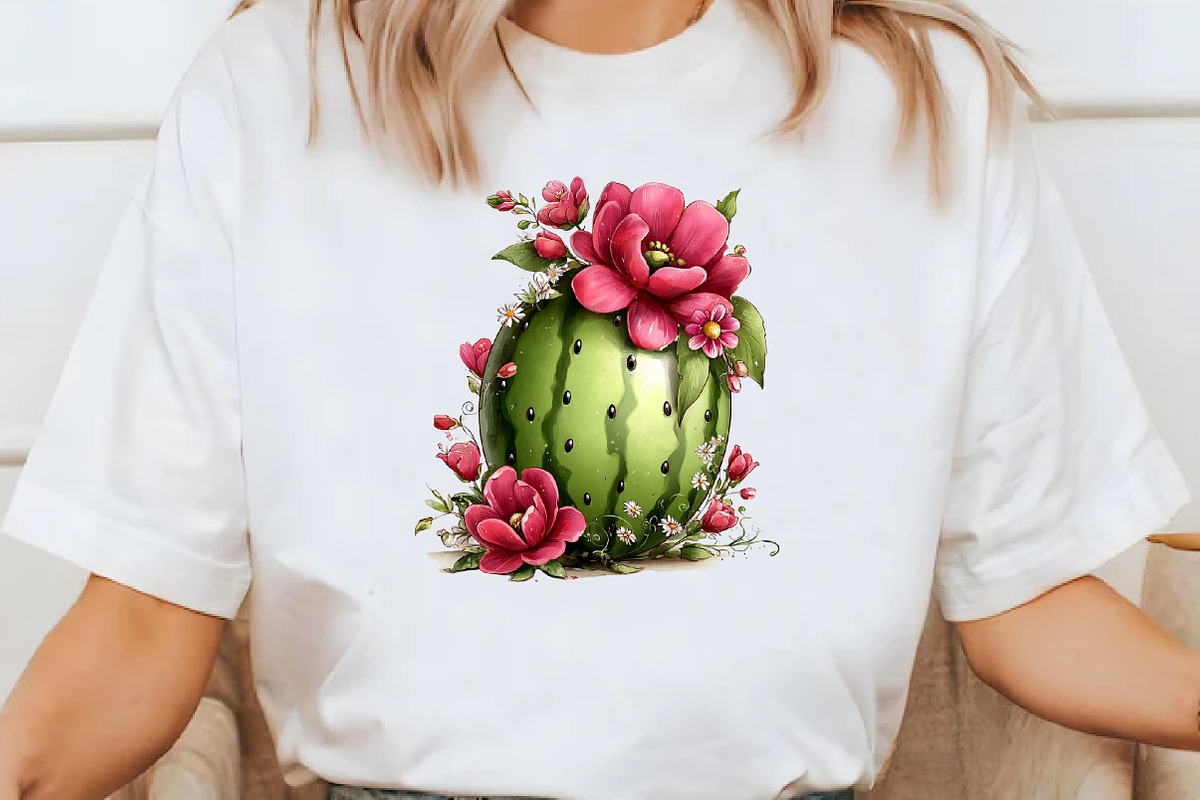 Whimsical summer watermelon clipart, an Illustration by Designworld (Photo 6 of 8)