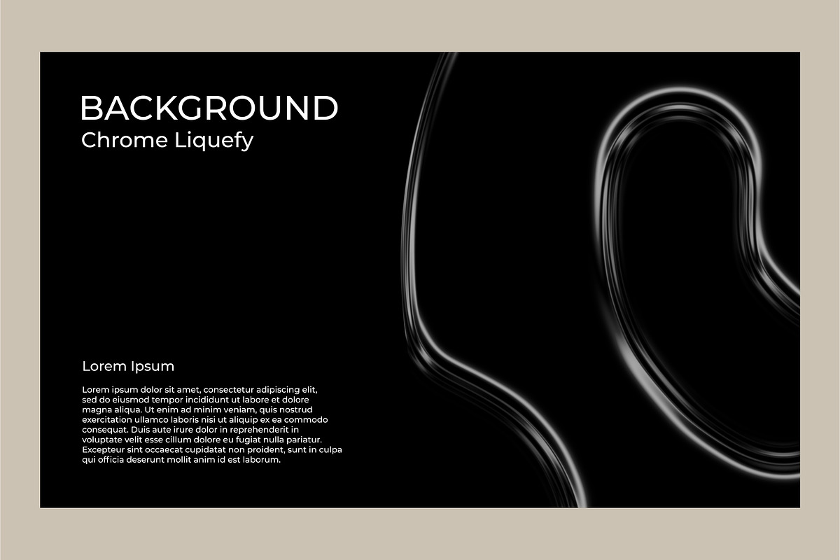 Chrome Liquefy Background Bundle, a Background Graphic by krhstd (Photo 2 of 6)