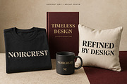Noircrest Serif – Luxury Typeface, a Sans Serif Font by Wow Magic (Thumbnail 2 of 4)
