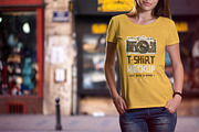 T-Shirt Mock-Up Set, a Shirt Mockup by PuneDesign (Thumbnail 3 of 6)