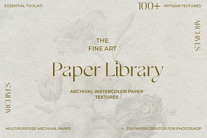 Fine Art Watercolor Paper Textures