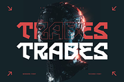 Trabes - Techno Font, a Sans Serif Font by QR Design Studio (Thumbnail 1 of 9)