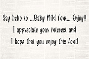 Byby Mind Handwriting Font, a Handwritten Font by Ruddean2109 (Thumbnail 10 of 10)