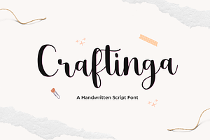 Craftinga - Handwritten Font