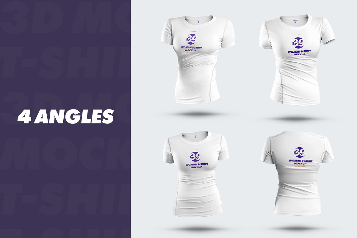 4 Sports 3D Mockup T-Shirt, a Shirt Mockup by Grow Design Craft Studio (Photo 8 of 8)