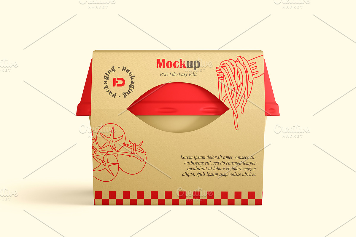 Food Container Mockup Set, a Packaging Mockup by ForgeDesign (Photo 4 of 7)