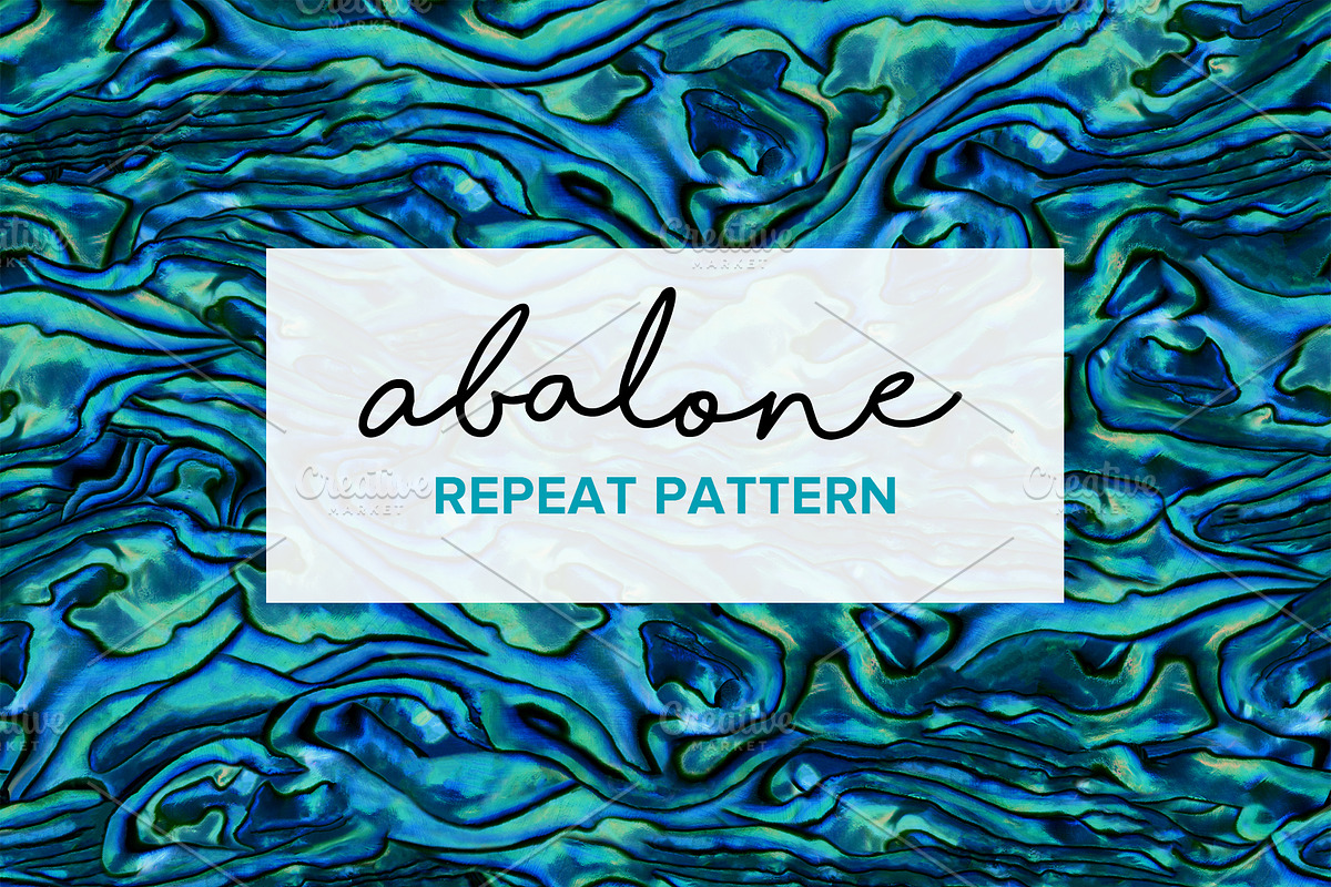 Iridescent Abalone Repeat Pattern, a Pattern Graphic by PATTERNBASE (Photo 1 of 5)