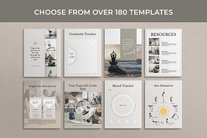 Yoga Lead Magnet Canva Templates